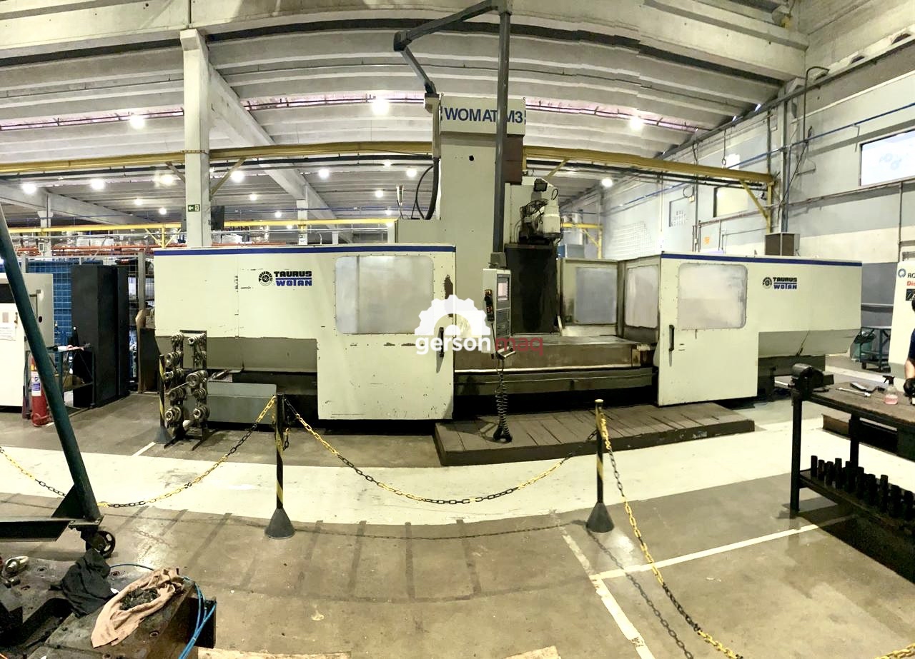 FRESADORA CNC WOTAN WOMAT M3 - ANO 2007 - CABECOTE HURON
